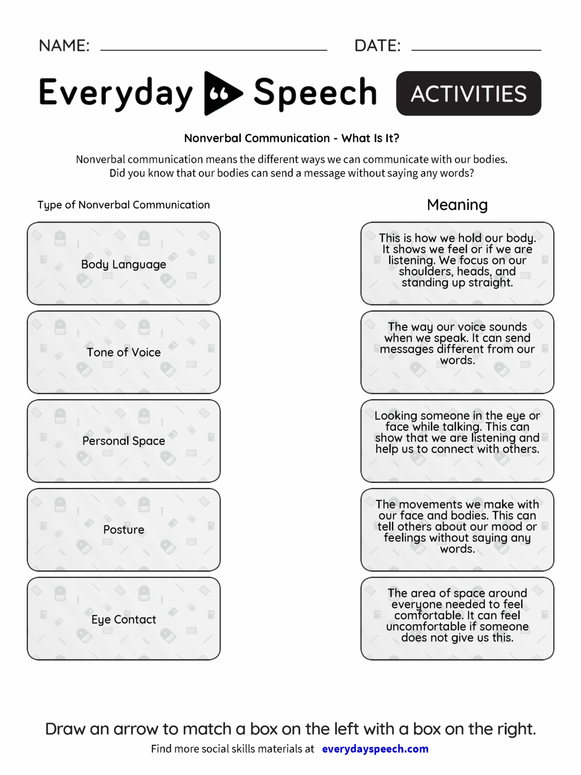 No-Prep Social Skills Worksheets & Worksheet Creator | Everyday Speech