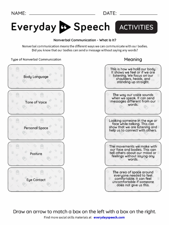 No Prep Social Skills Worksheets Worksheet Creator Everyday Speech