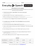 No-Prep Social Skills Worksheets & Worksheet Creator | Everyday Speech