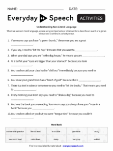 No-Prep Social Skills Worksheets & Worksheet Creator | Everyday Speech