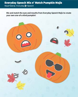 Halloween Mix n' Match Pumpkin Mojis