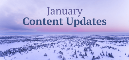 January Content Updates