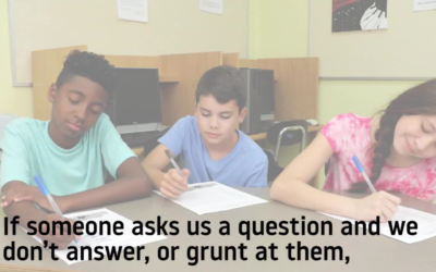 Teaching PreK Students the Importance of Answering Questions