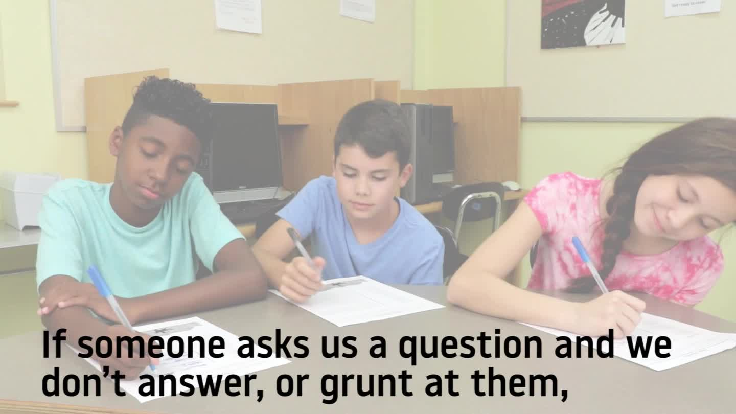 Teaching PreK Students the Importance of Answering Questions