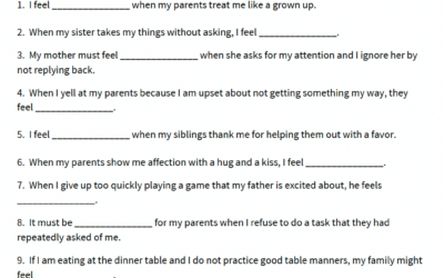 Elementary Using ‘I-Feel’ Statements Lesson