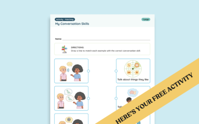 Elementary Conversation Skills Lesson: Sharing a Conversation