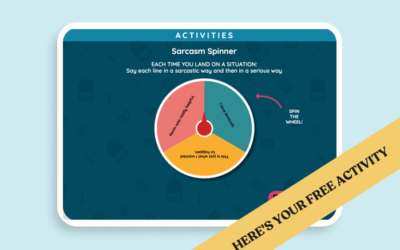 Pragmatics Activity for High School: Interactive Sarcasm Spinner