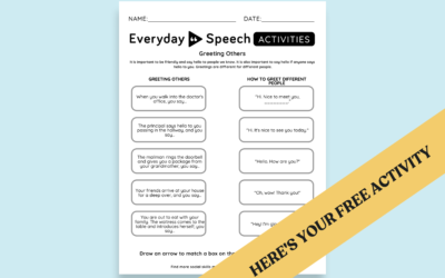 Elementary Conversation Skills Lesson: How to Greet Others