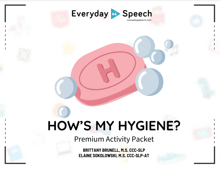 How's My Hygiene Premium Activity Packet by Everyday Speech. This activity will help students understand the importance of personal hygiene for students and it features teenage hygiene checklist.