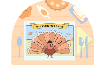 Thanksgiving Turkey Placemat Craft