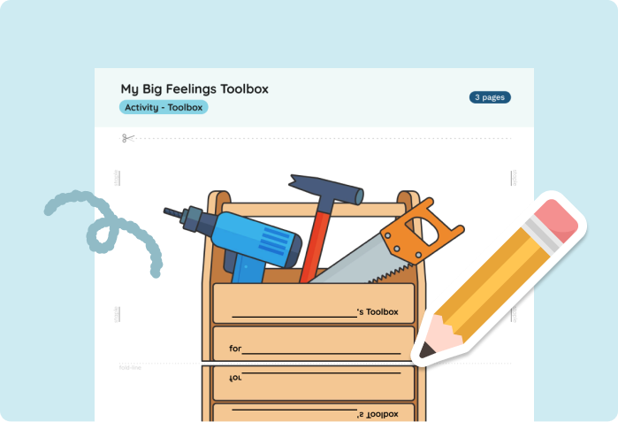 big feelings toolbox from everyday speech