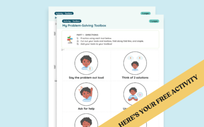 Free Preschool & Kindergarten Problem-Solving Activity: My Problem-Solving Toolbox