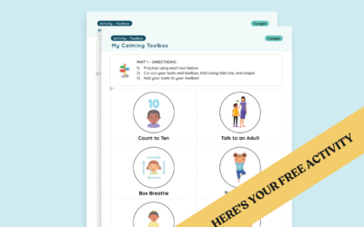 Pre-K & Kindergarten Staying Calm PDF Resource: My Calming Toolbox