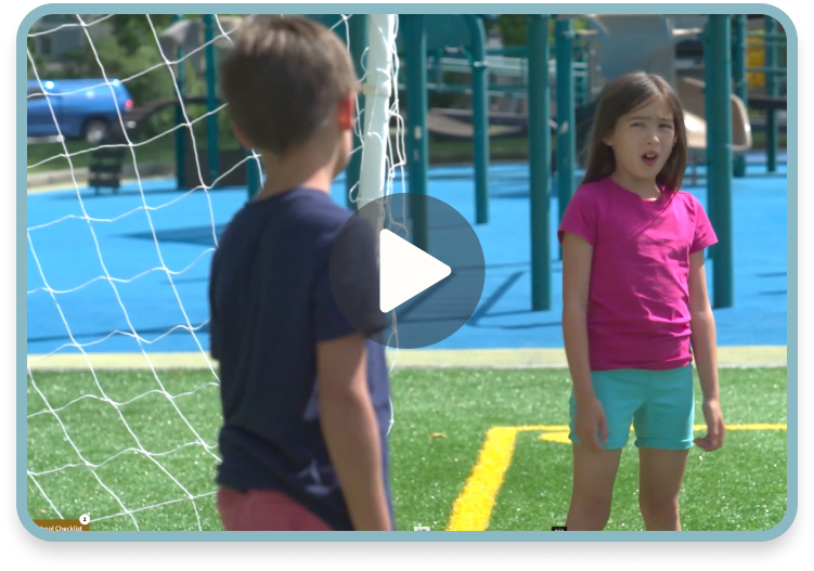 being a good sport at recess - video modeling lesson thumbnail