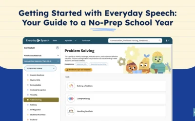 Getting Started with Everyday Speech: Your Guide to a No-Prep School Year