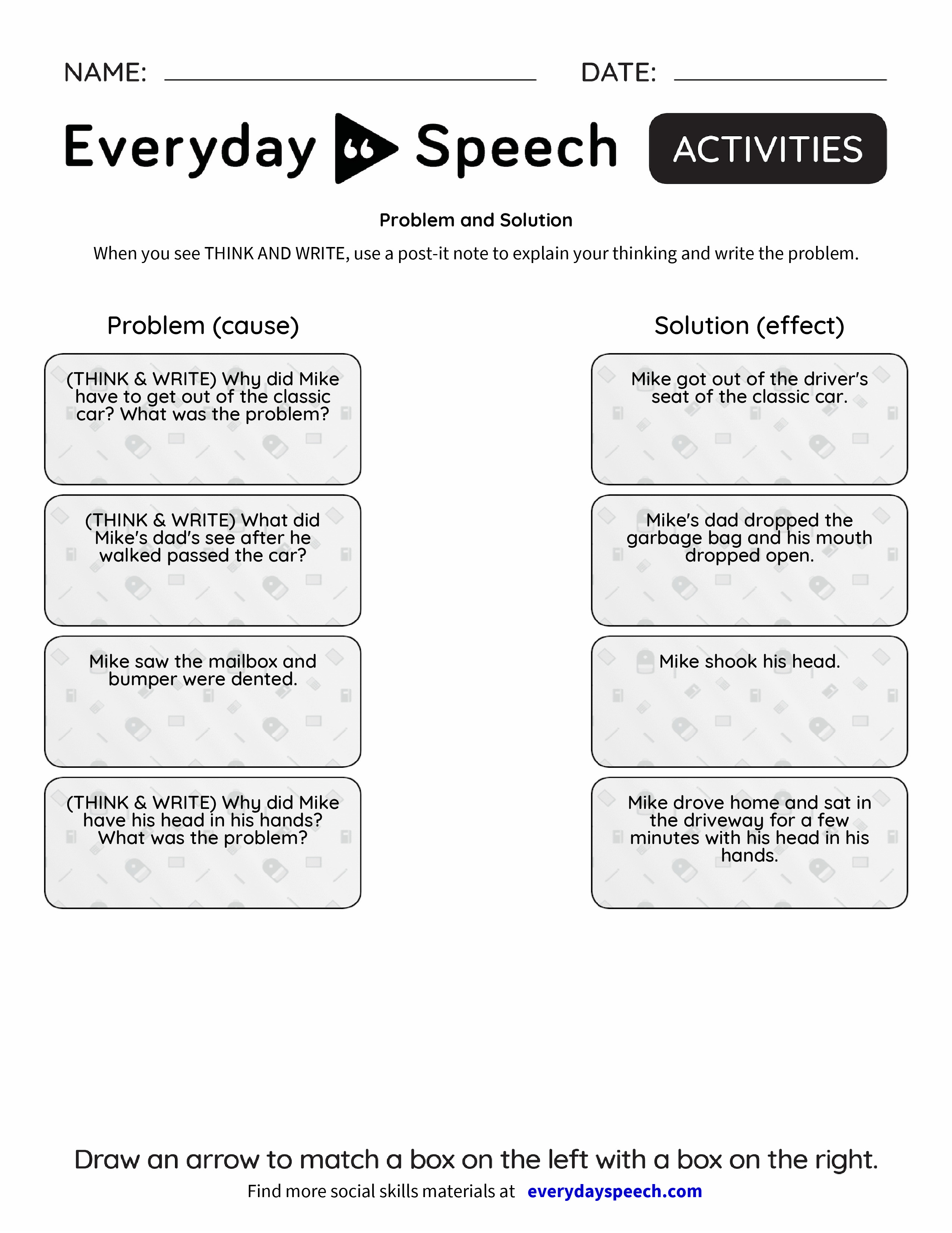 Problem And Solution Everyday Speech Everyday Speech Problem And Solution Everyday Speech Everyday Speech