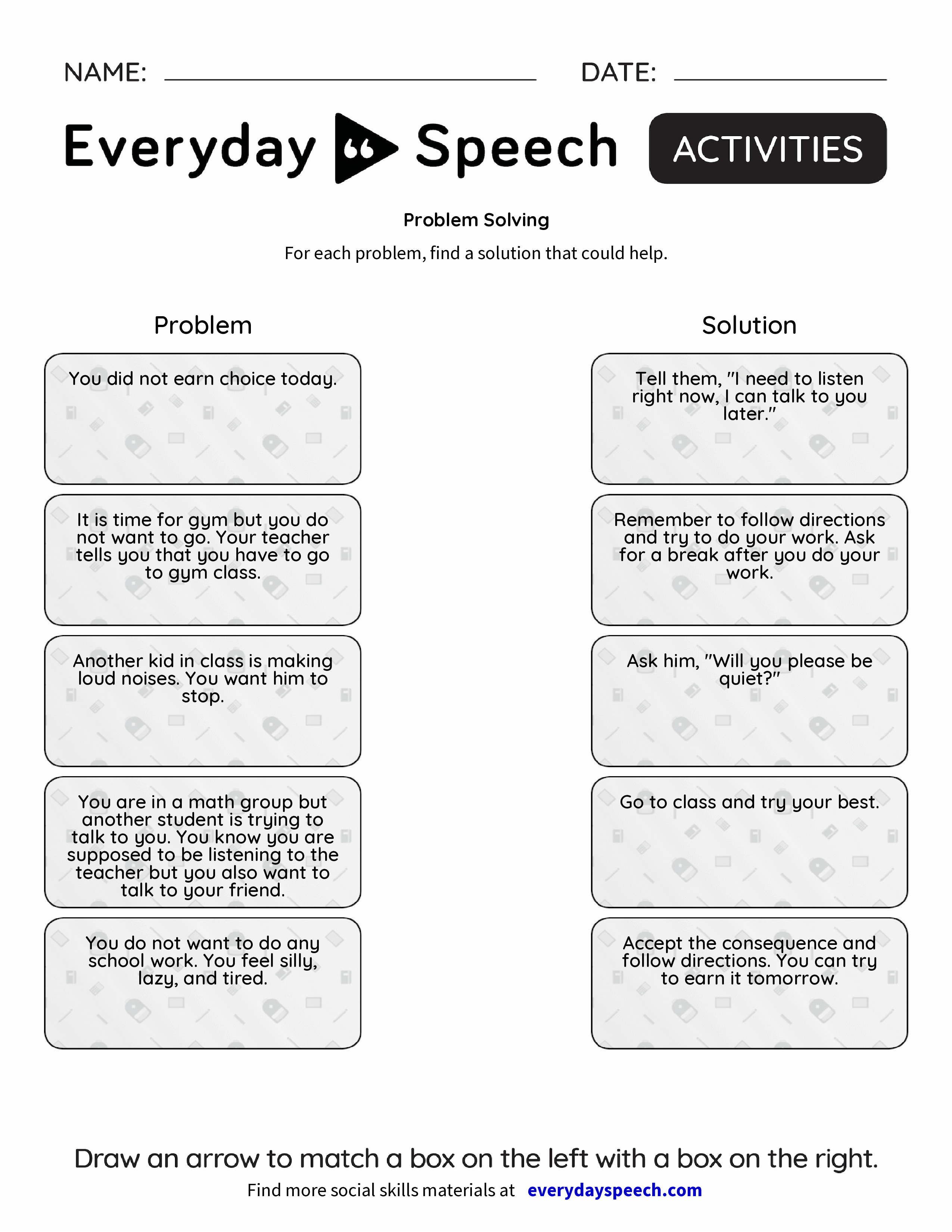 ð Social skills problem solving worksheets. FREE SOCIAL SKILLS ...