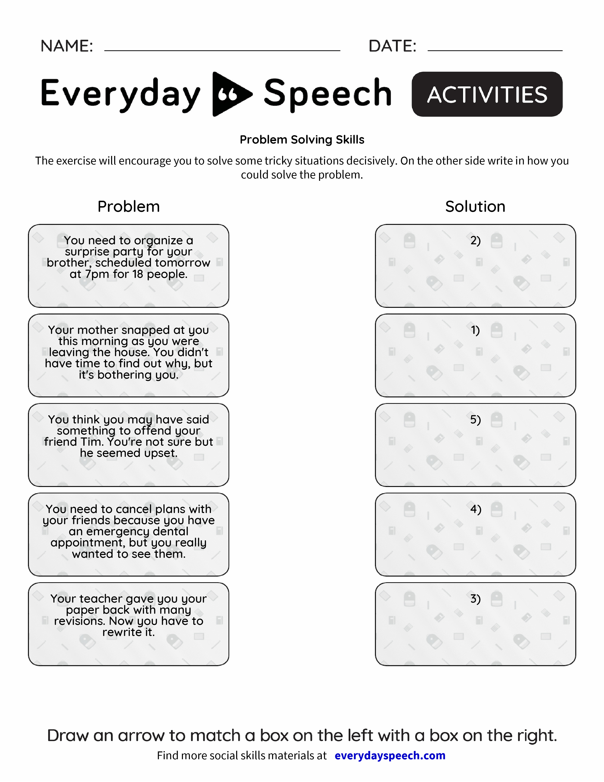 33 Problem Solving Skills Worksheet - Worksheet Resource Plans