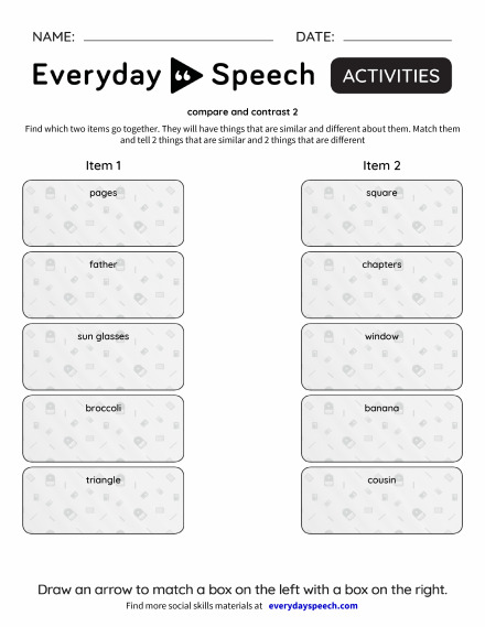 compare and contrast 2