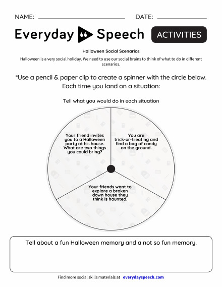 Halloween Social Scenarios