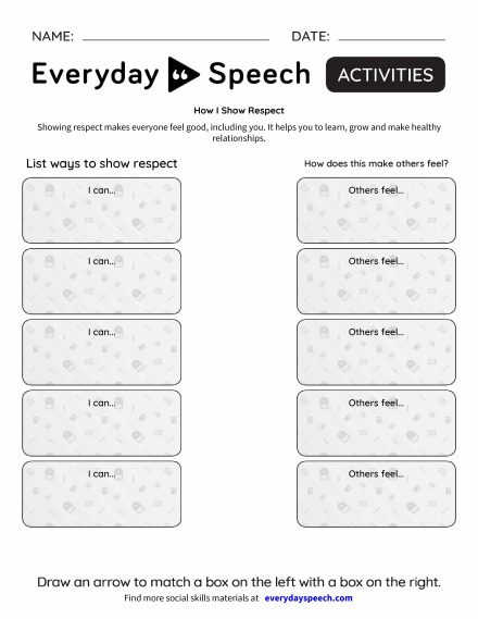 How I Show Respect